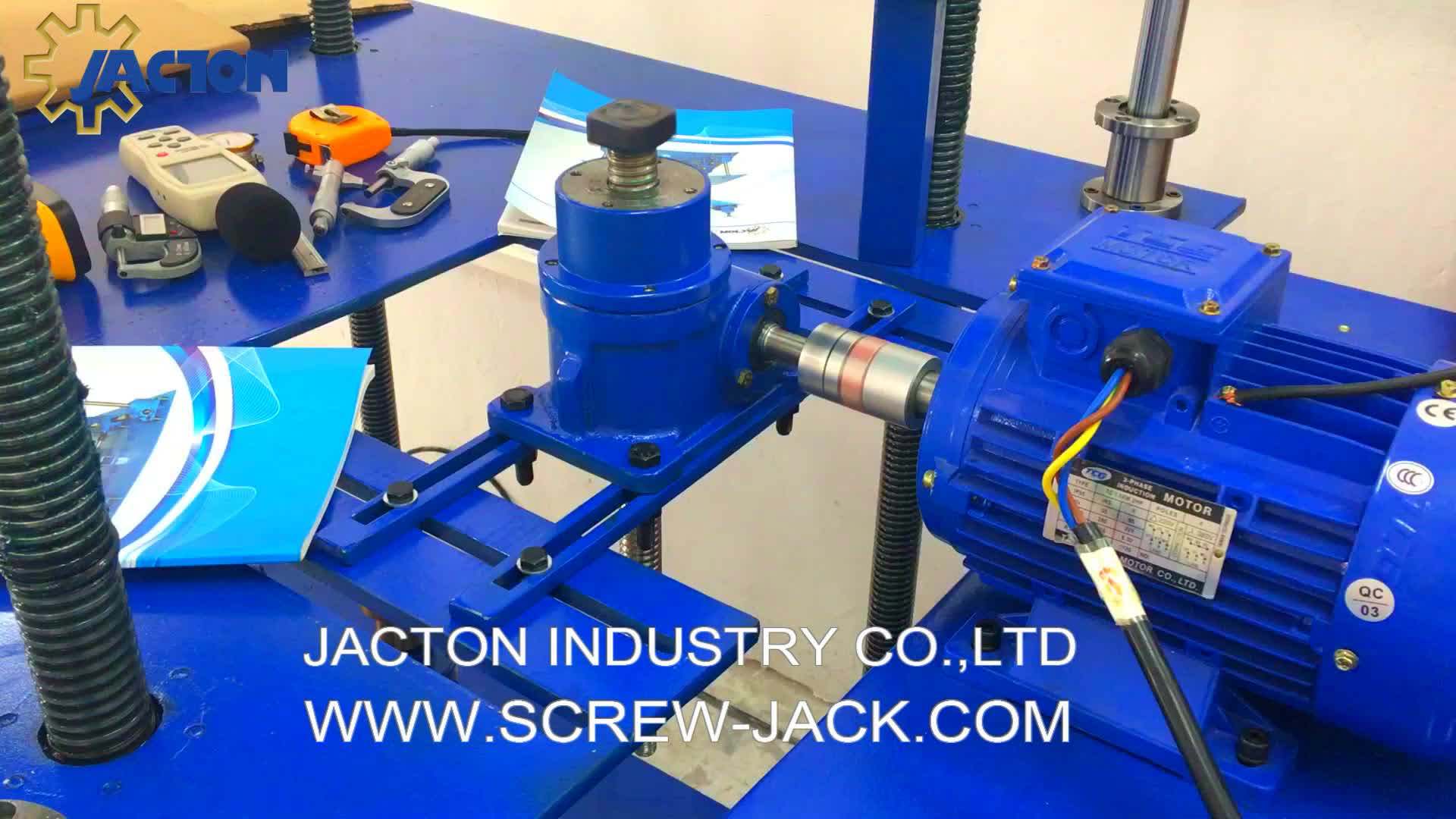 High Lead And High Speed 35 Ton Ball Screw Worm Gear Jack For Screw