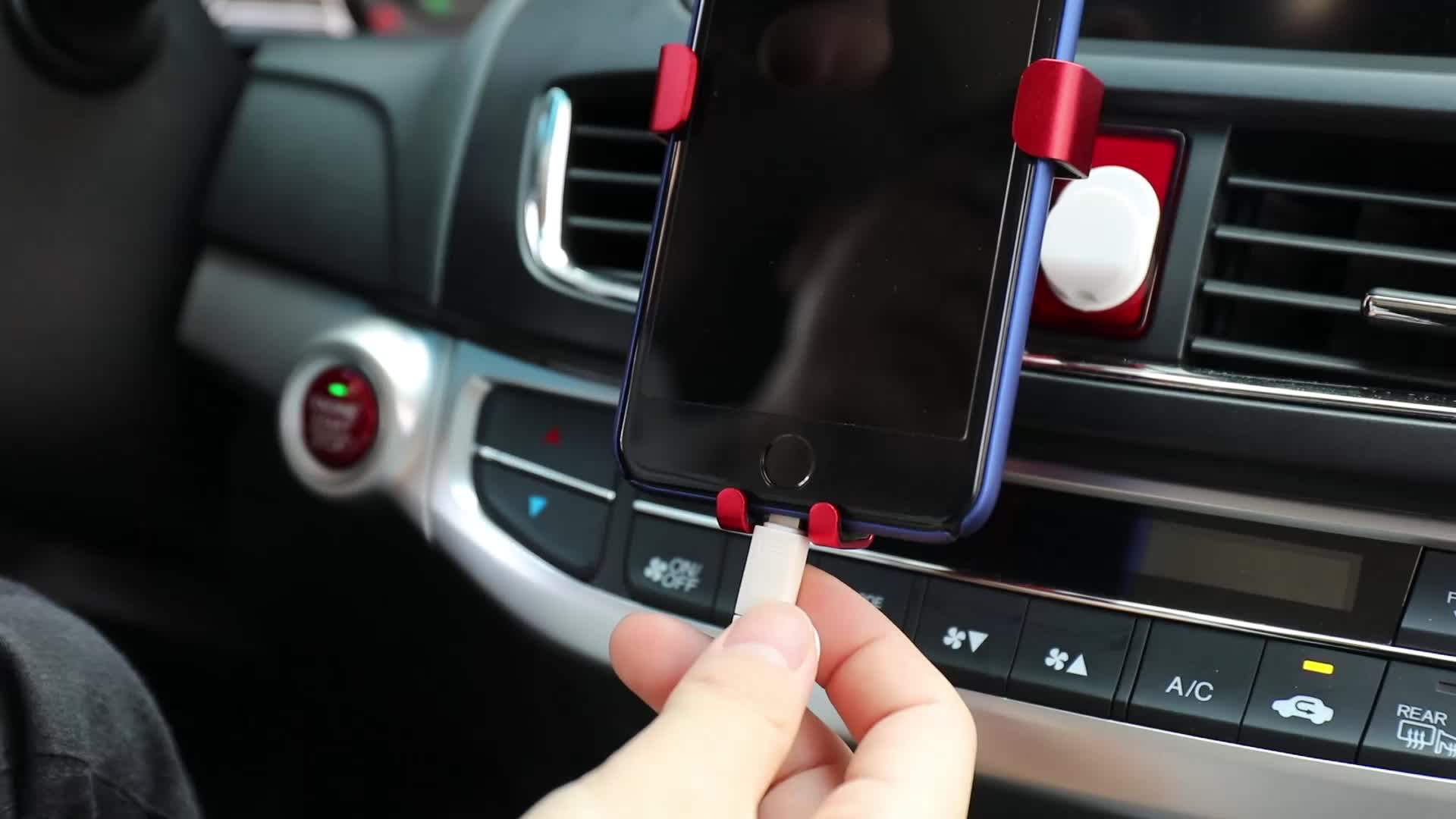 Mobile Phone Accessories Extendable Aluminum Alloy Car Mount Phone