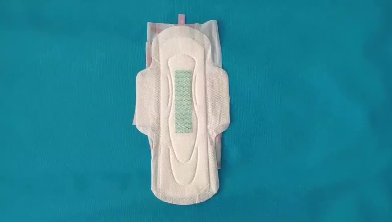 Free Sample Cotton Sanitary Pads Napkin Anion Menstrual Sanitary Pads