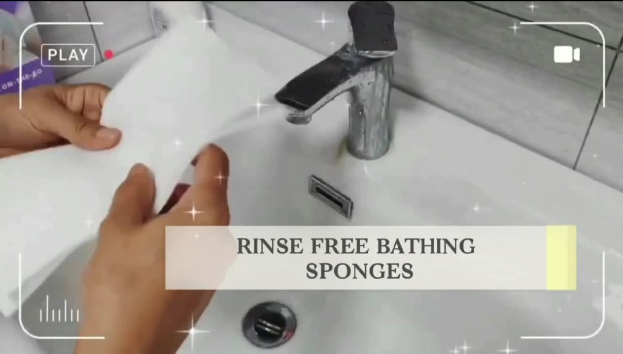 Single Use Shampoo No Shower Rinse Free Bathing Wipes Deodorant Onthe