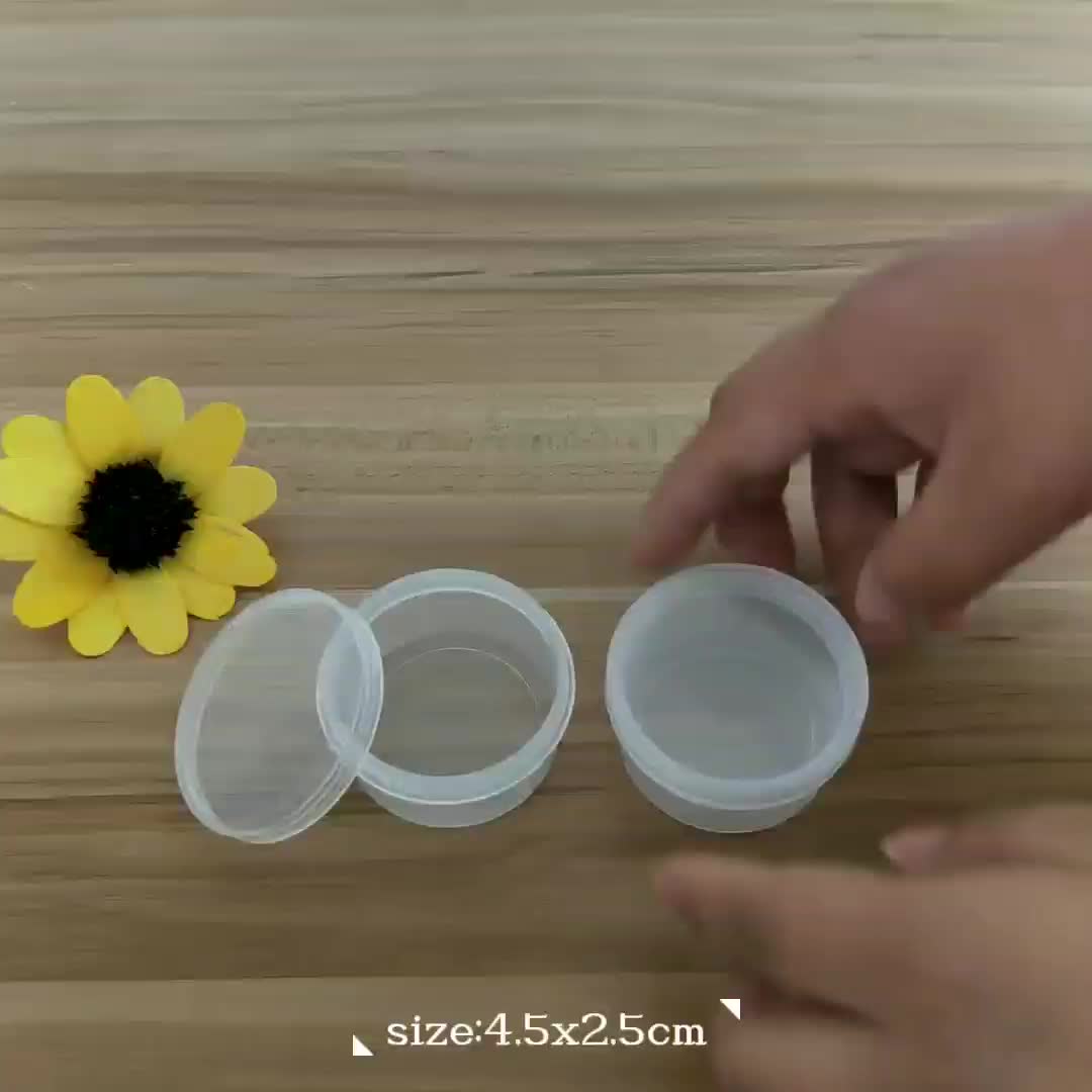 Wholesale Small Round Plastic Boxes Clear Plastic Container With Screw Lid Buy Clear Plastic