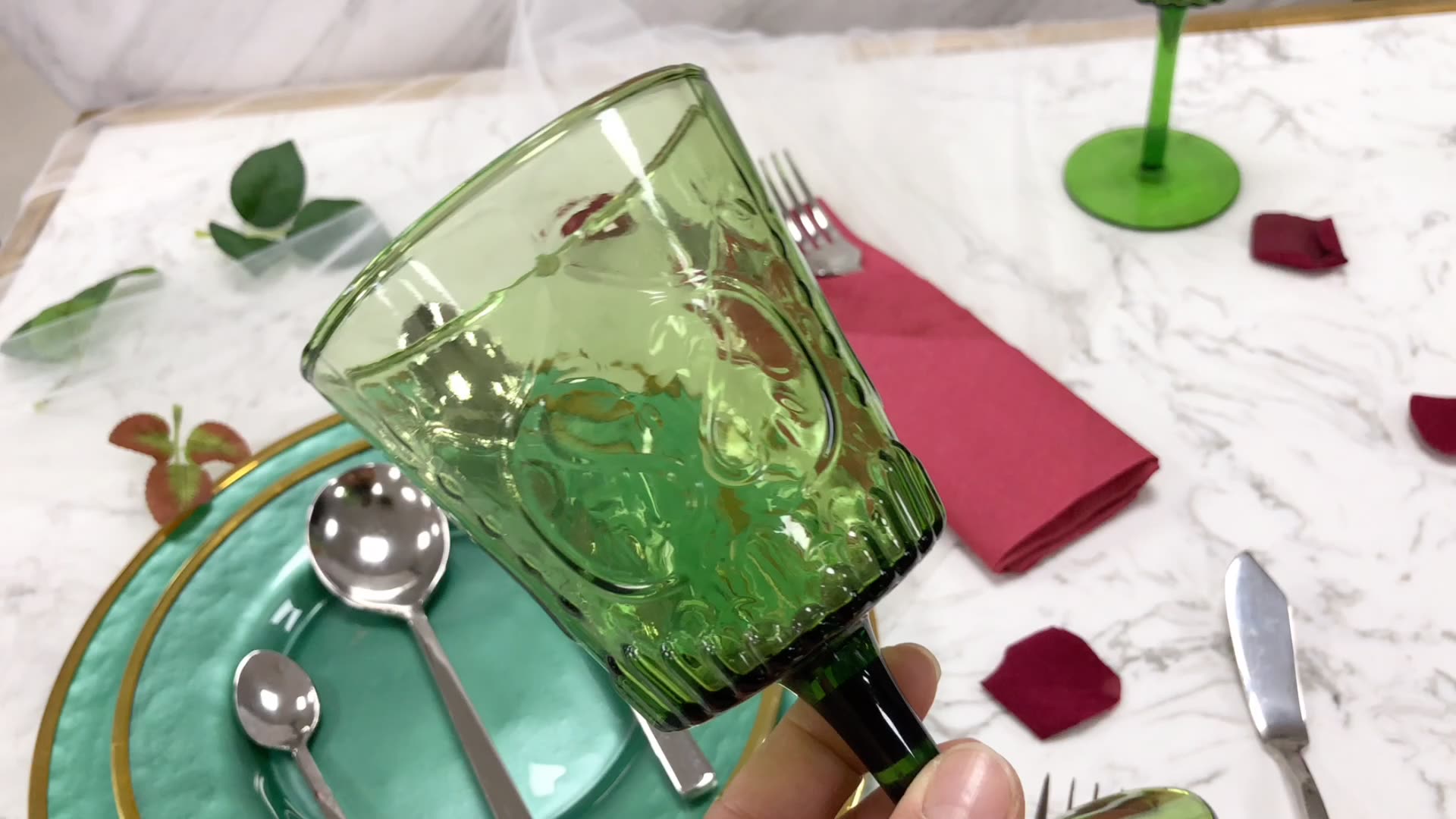 Wedding Use Straight Handle Glassware Glasses Unique Water Cup Wine