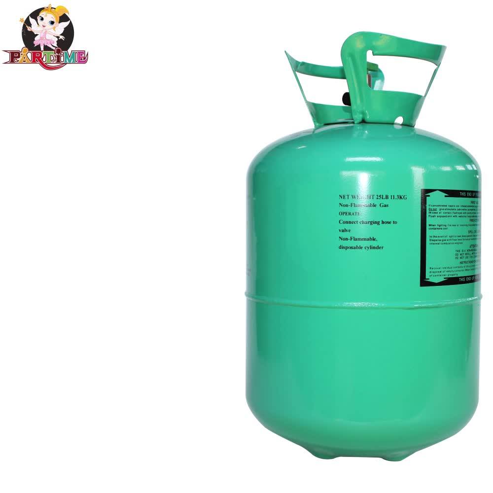 Non refillable 13.4l Small Disposable Helium Gas Cylinder Helium Bottle For Filling 30pcs