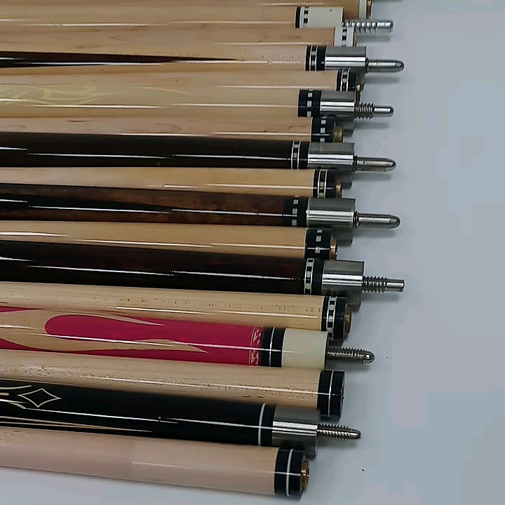 Xmlivet Maple Wood Pool Cues 11.75mm/12.75mm/13mm Billiards Cue Sticks
