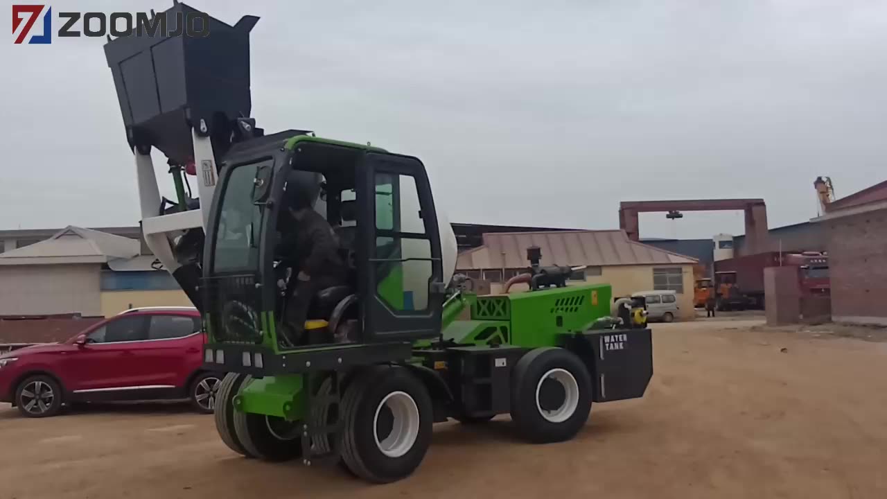 Ghana Loading Concrete Mixer 3.5m3 Second Hand Diesel Portable Concrete