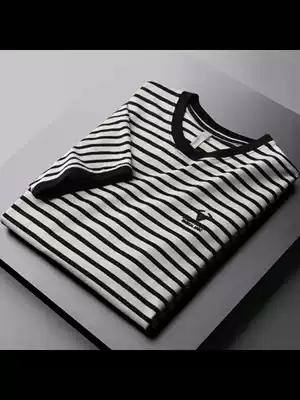 Home Daily ~ exquisite and without loss ~ showing fashion sense round neck short sleeve T-shirt men's tide