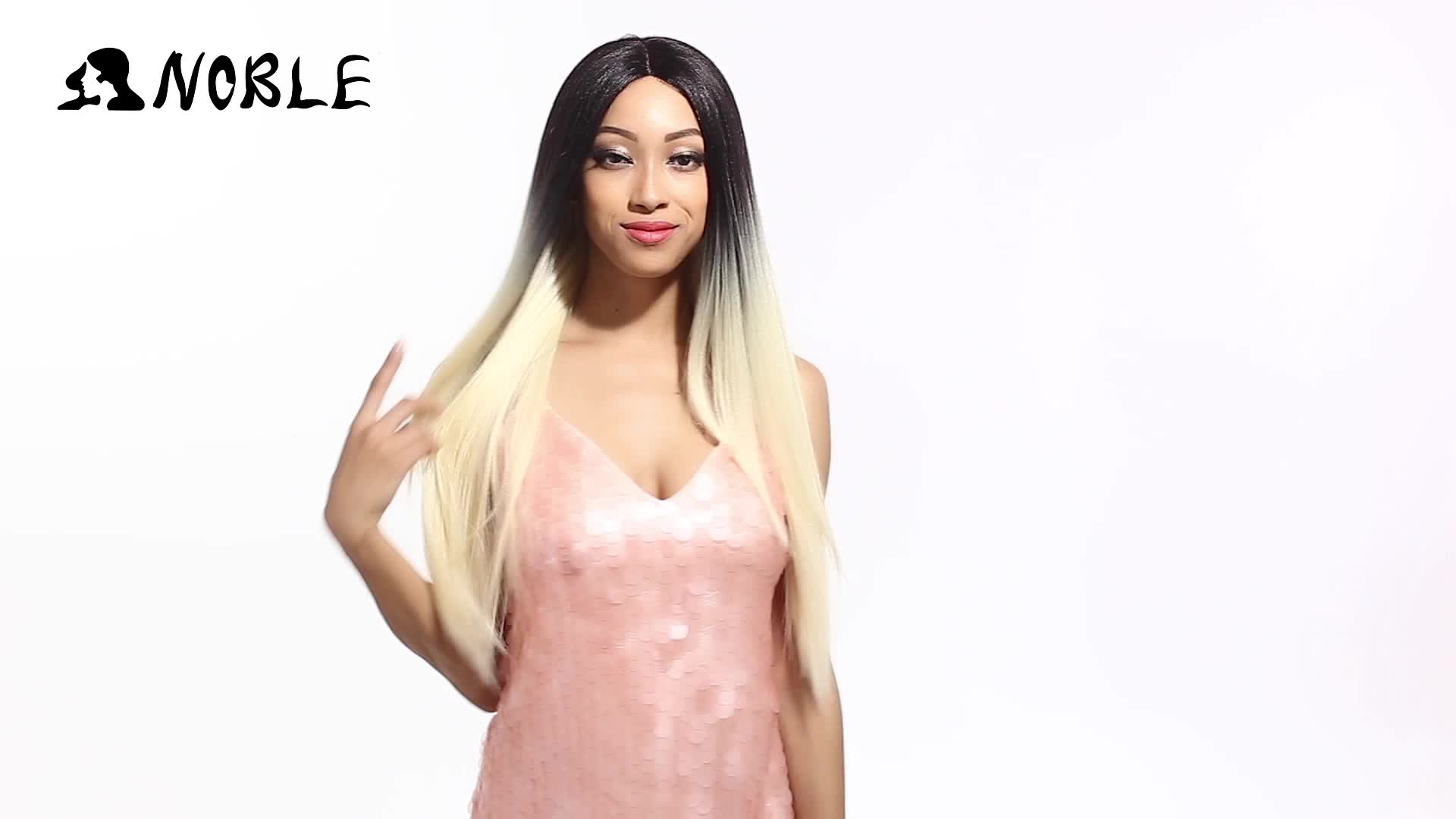 Noble Cheap Wigs With Lowest Price None Remy Synthetic Hair Wigs For