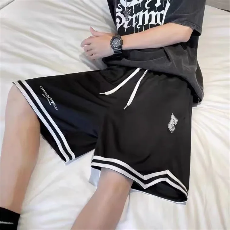 Summer New Short Pants for Men and Women Loose Matchy-Chic Wide Leg Shorts American Basketball Sports Casual Five-Pocket Pants Trendy