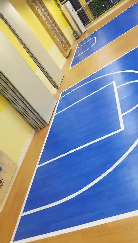 Used Volleyball Sport Court For Indoor Basketball Floor Vinyl Sport