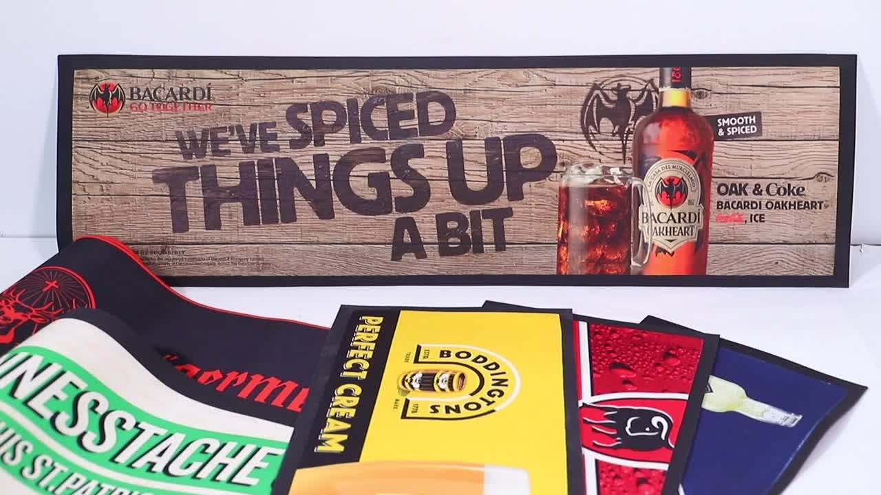 Custom Cool Table Bar Mat High Quality Soft Pvc Beer Barmat Buy Table