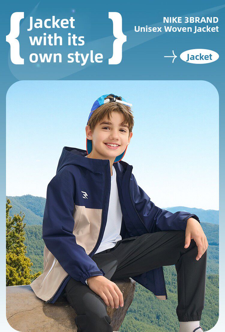 Nike, детская летняя одежда, куртка, весенний утепленный ветрозащитный плащ, тренд сезона 