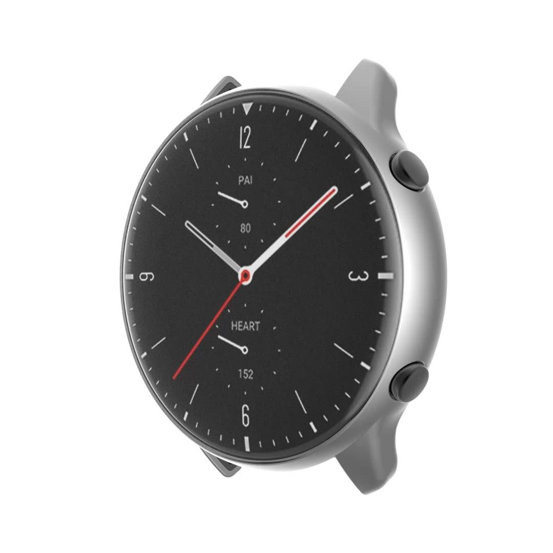Coque Protection SciuU Pour Amazfit GTR 2 / GTR 2e - Étui TPU Anti-Choc Et Transparent (2 Pack)