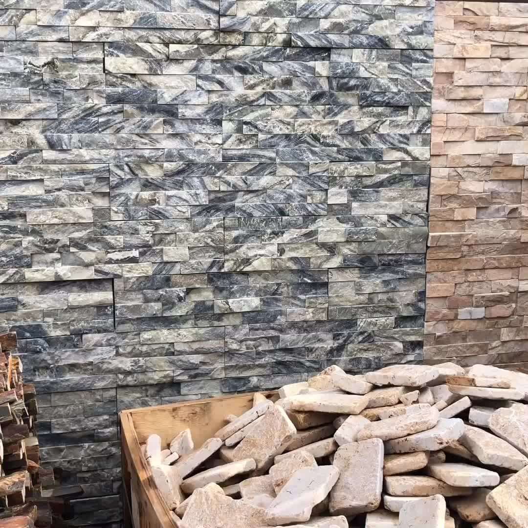 Good Price Curved Wall Cladding Modern Exterior Material Thin Stone