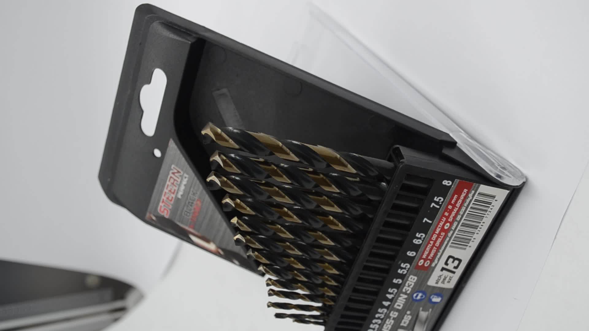 13pcs Hss Amber And Black Drill Bit Set Buy Drill Bit Set,13pcs Drill