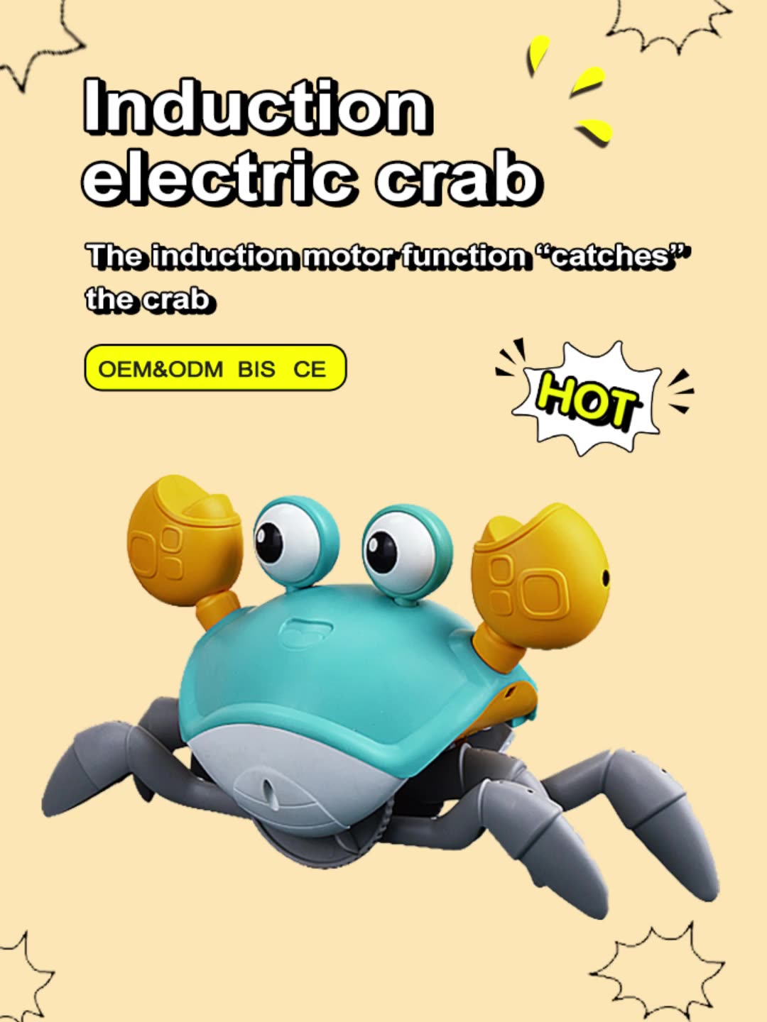 Chengji Toddle Induction Escape Rechargeable Sensory Electric Induction