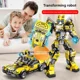 Lele Brothers 8847 Deformation Optimus Prime Gift Robot for Boys and Girls Children Toy Assembled Building Blocks Wasp Mecha