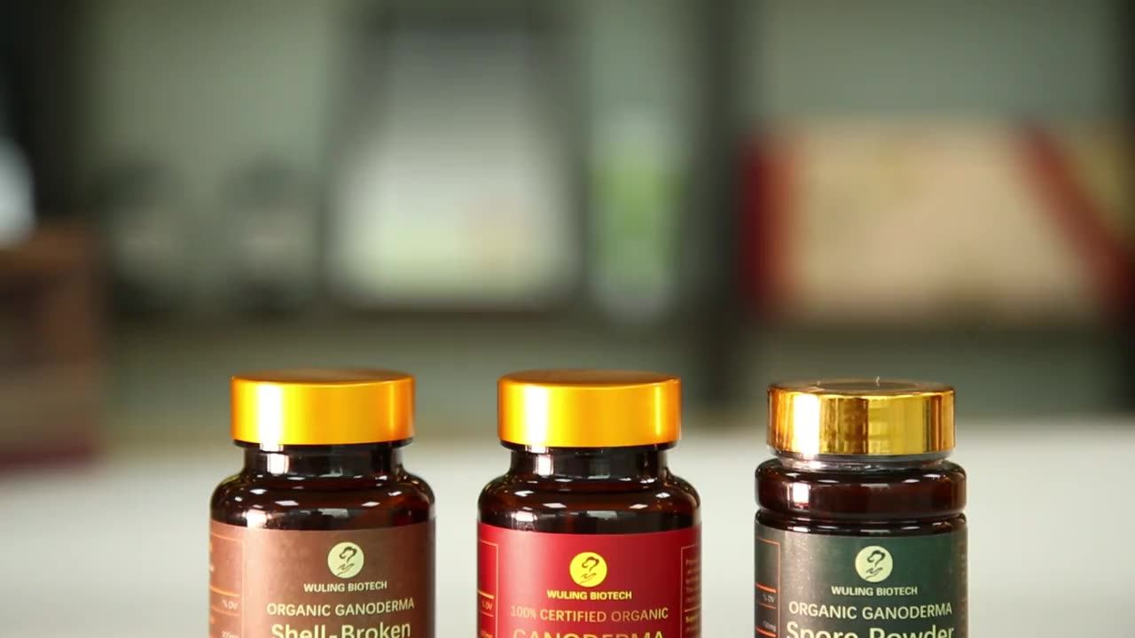 Chinese Herb Supplement Reishi Mushroom Extract Capsules Buy Red