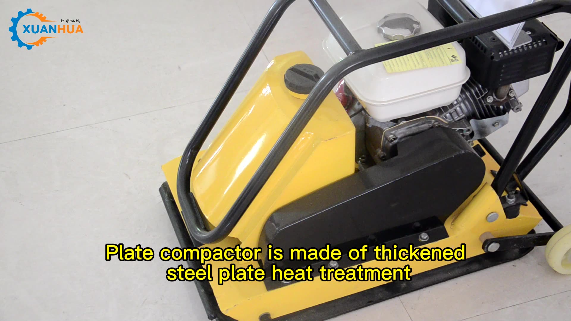 Small Hand Push Vibratory Plate Compactor Machine Electric Vibration
