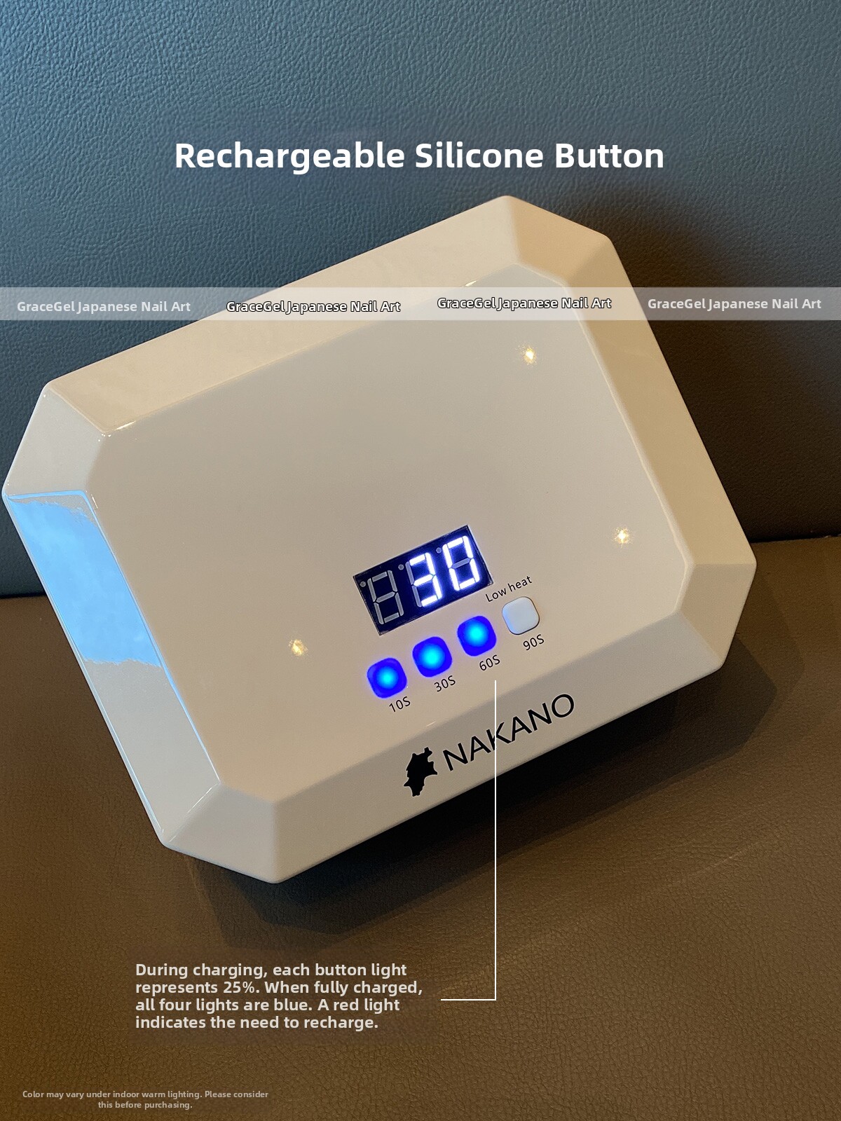 Nakano nail art lamp: it can charge and store electricity at the