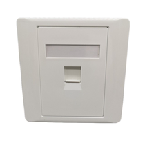 Thickened 86 type single port telephone socket panel one voice socket RJ11 voice panel including telephone module
