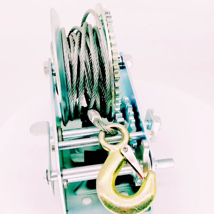 1,900 Lbs.,8" Handle Boat Trailer Hand Winches Boat Hand Winch Hand