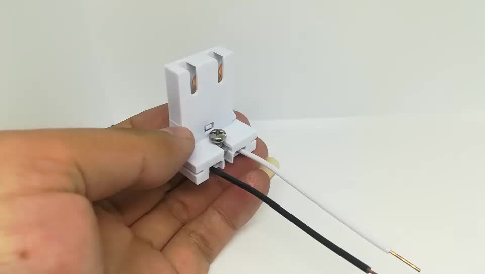T8/t12 Fluorescent Lamp Starter Holder With G13 Base,Screw Type