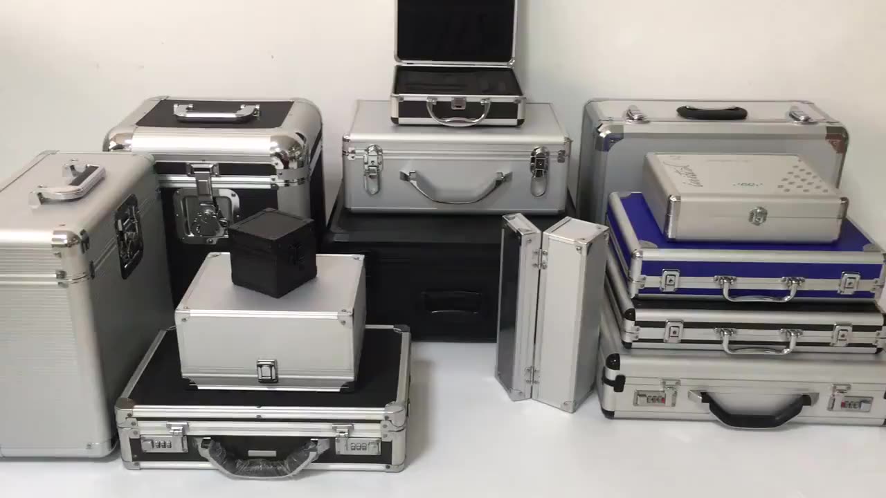 Aluminium Case Laptop Box Empty Briefcase Attache Case Aluminium Metal