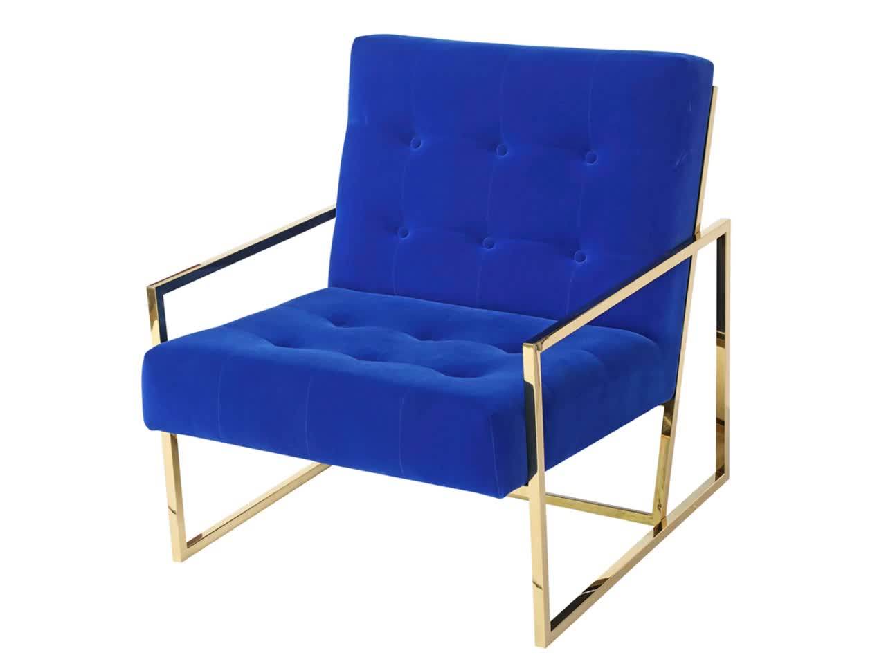 Modern Design Hotel Furniture Luxury Metal Velvet Sofa Chair Buy