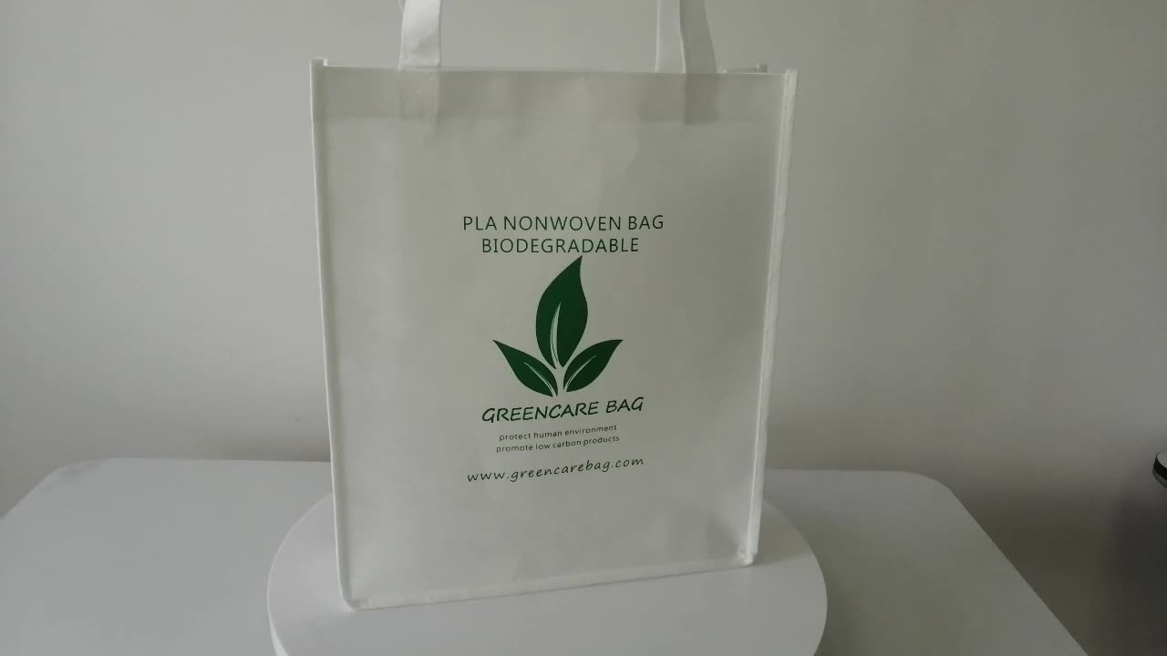 New Material 100 Biodegradable Pla Shopping Bag Without Plastic Buy