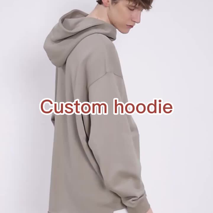 Wholesale Luxury Custom Heavyweight Men Oversized Hoodie Manufacture