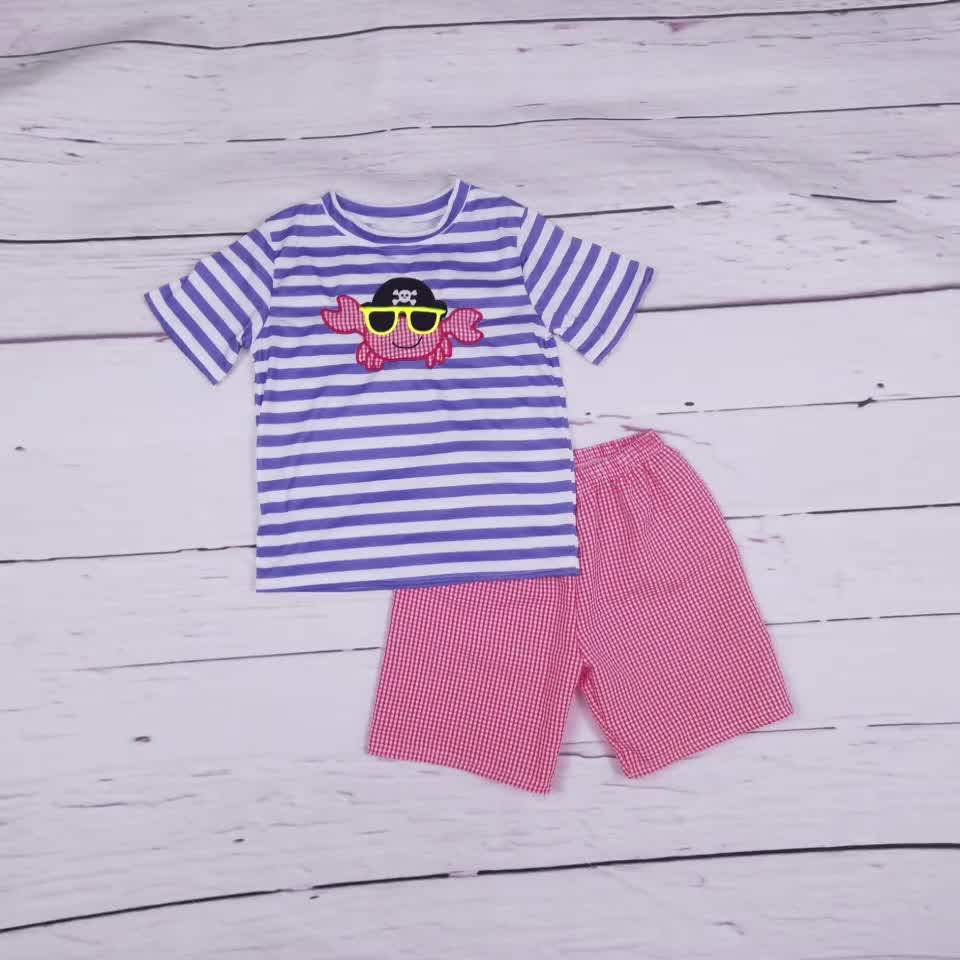 Wholesale Kids Clothing 2 Pieces Set Summer Baby Clothes Boutique Boy's Outfit Buy Wholesale