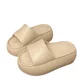Thick bottom slippers 2025 new outdoor leisure height-increasing soft bottom EVA slippers women's summer beach shopping