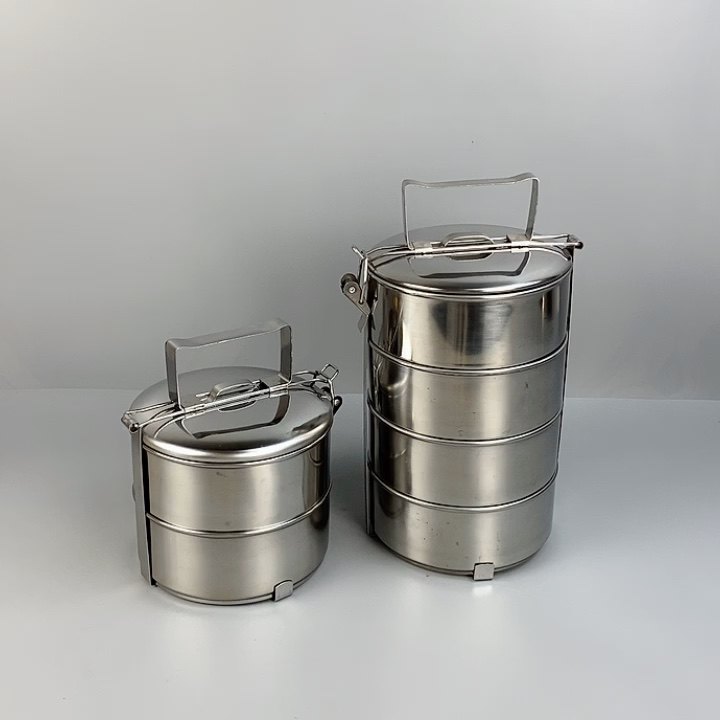 Cheap Stainless Steel Tiffin Box Lunch Box Food Carry Box Oem Logo