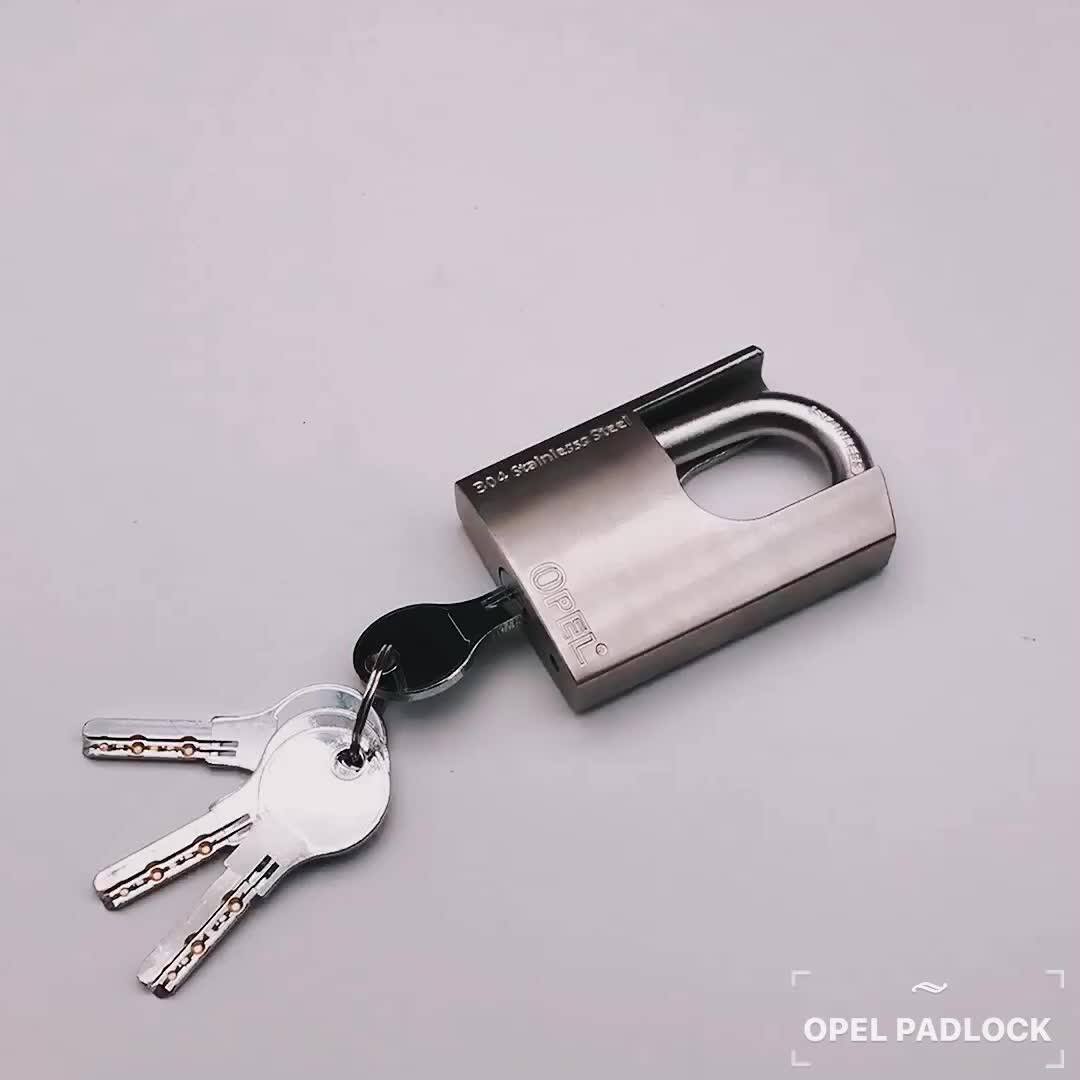 Marine Grade Top security antirust waterproof 304/316 stainless steel padlock for Marin Lock