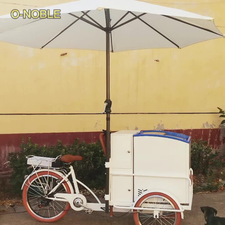 3 wheel ice cream tricycle