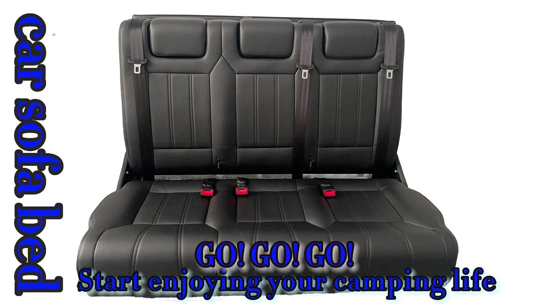 Hot Selling Adjustable Luxury Car Backrest 3 Seats Car Seats Bed Rv