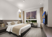 Xiaoluchenke Hotel (Qingchunsong Branch) XL Business Gray·City View King Room