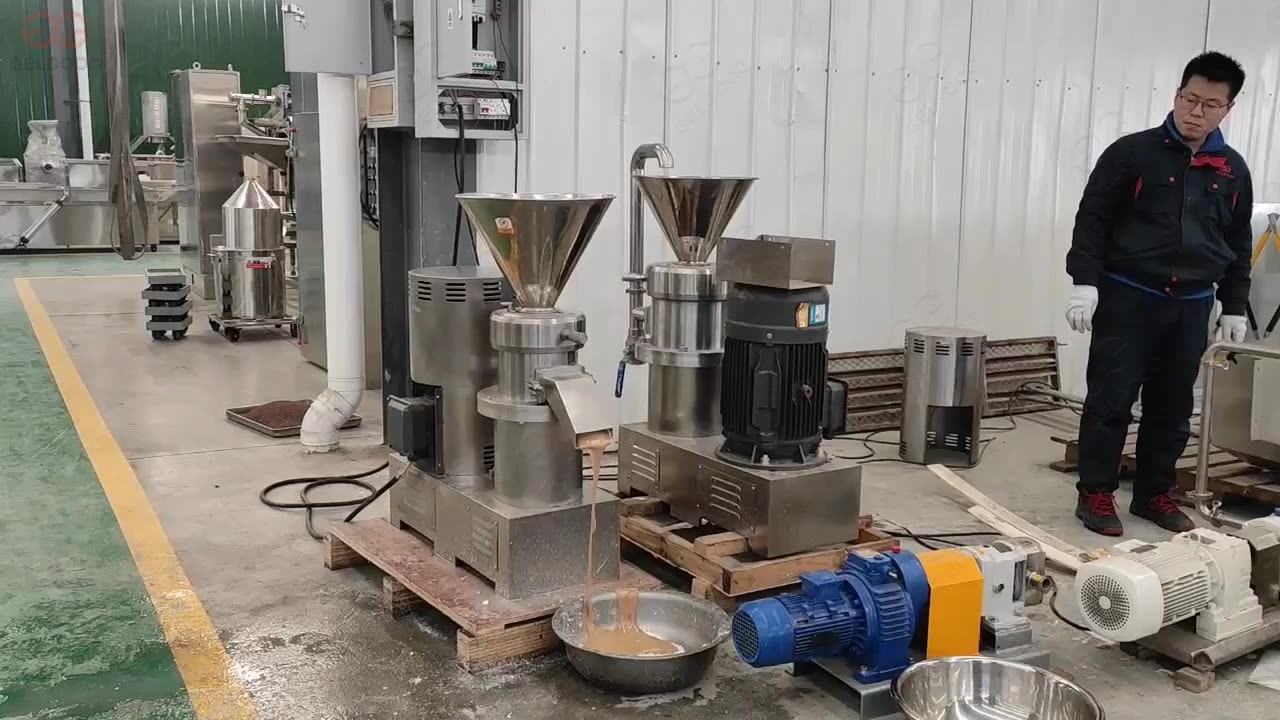 Industrial Jms110 Gelgoog Colloid Mill Shea Nut Peanut Butter Making