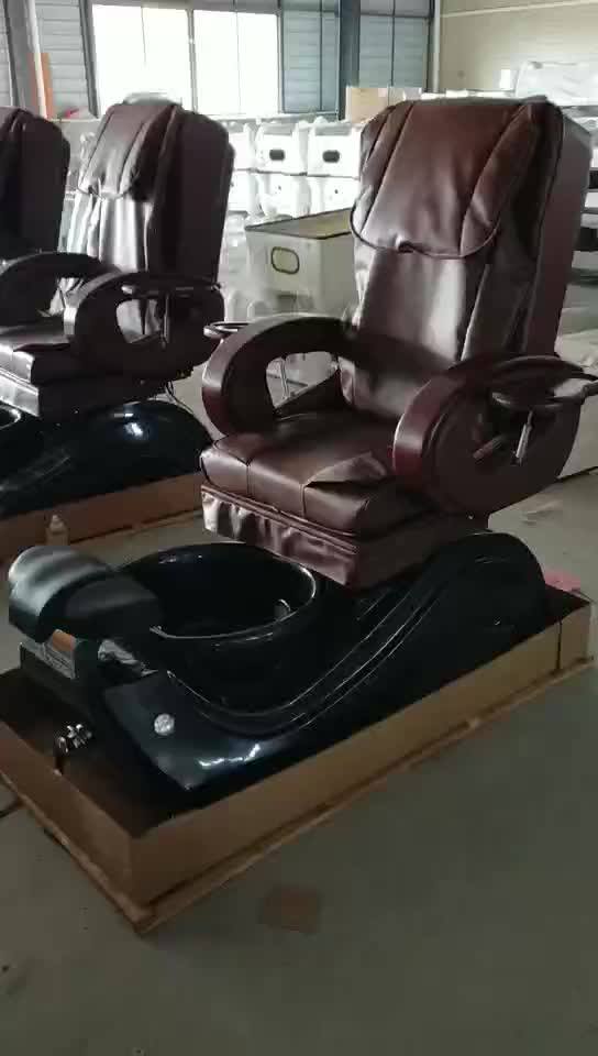 Beauty Salon Luxury Electric Recliner Nail Massage No Plumbing Glass