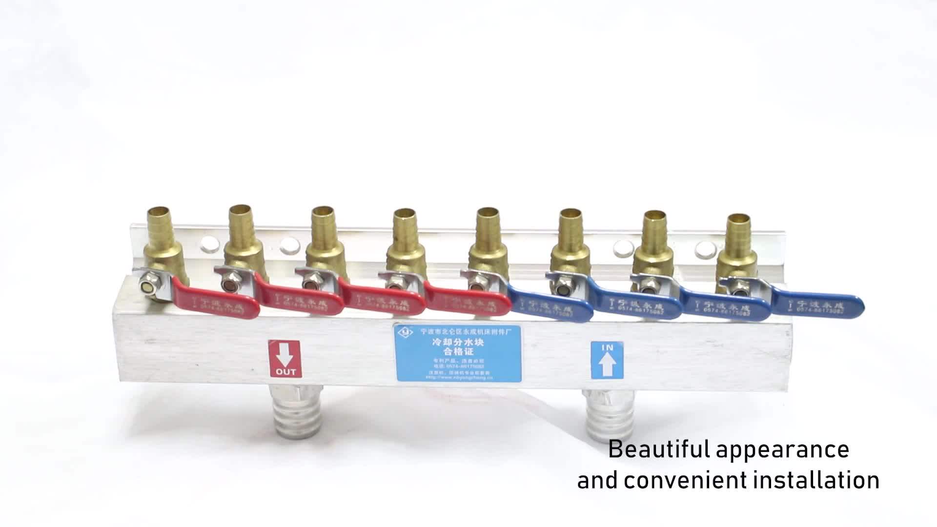 412 Point Water Pipe Injection Mold Cooling Conveyor Shunt Stainless