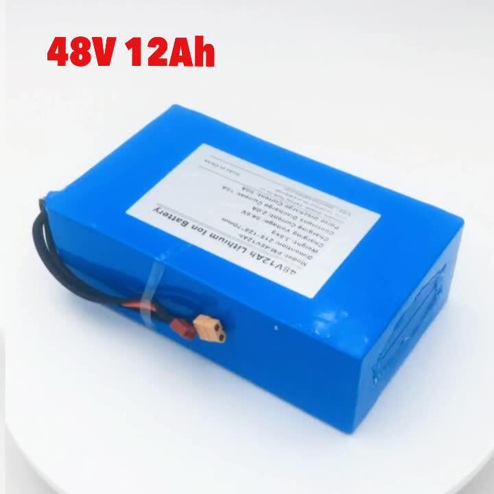 Rechargeable 48v 12ah Li Ion Battery 48v Lipo Battery 48v 12ah Battery