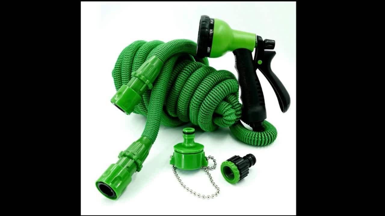 Amazon Hot Sell High Pressure Spray Nozzle 8 Function Garden Hose Foam
