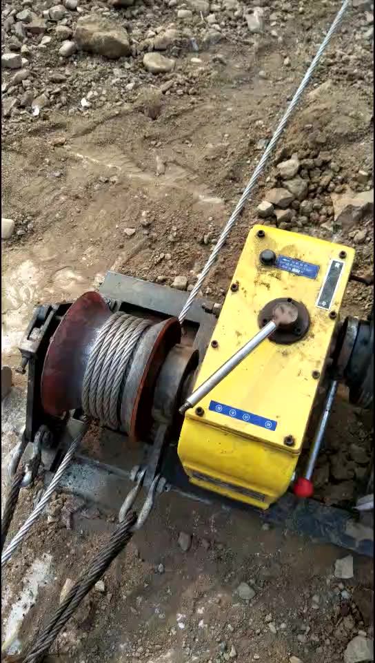 3t/5t Power Cable Drum Pulling Winch,High Duty Cable Drum Hoist Winch
