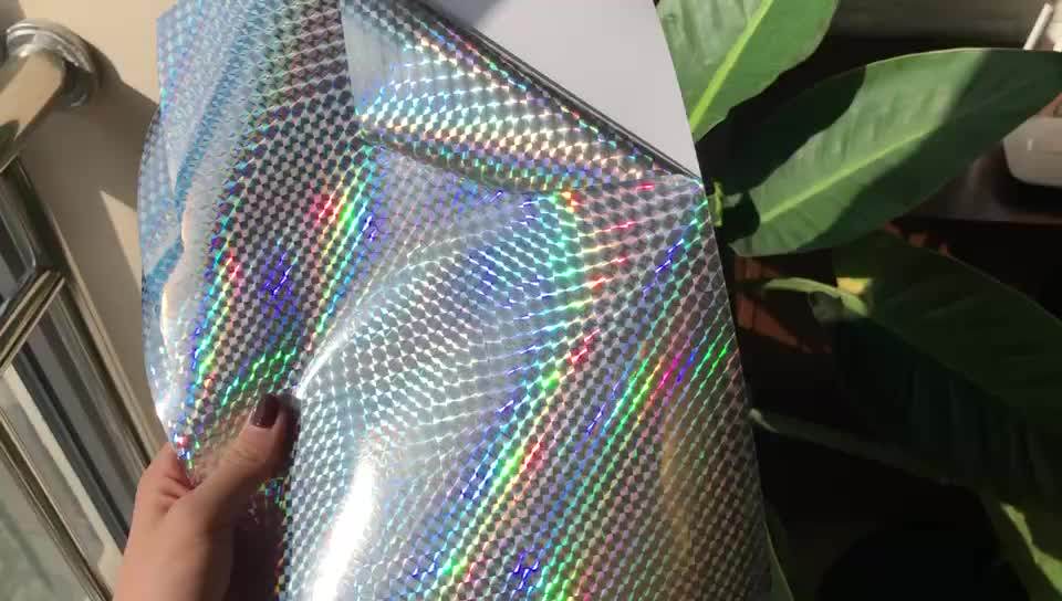 Free Sample Self Adhesive Holographic Sticker Paper Printable ...