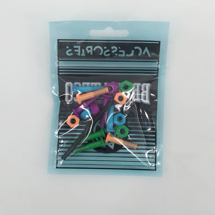 Multi Color Skateboard Mounting Screws For Skate Board Deck Bolts And
