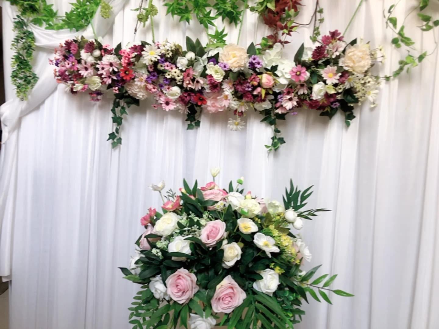 Flower Wall Wedding Backdrop Rose Decorations Buy Flower Wall Wedding Backdrop,Flower Wall