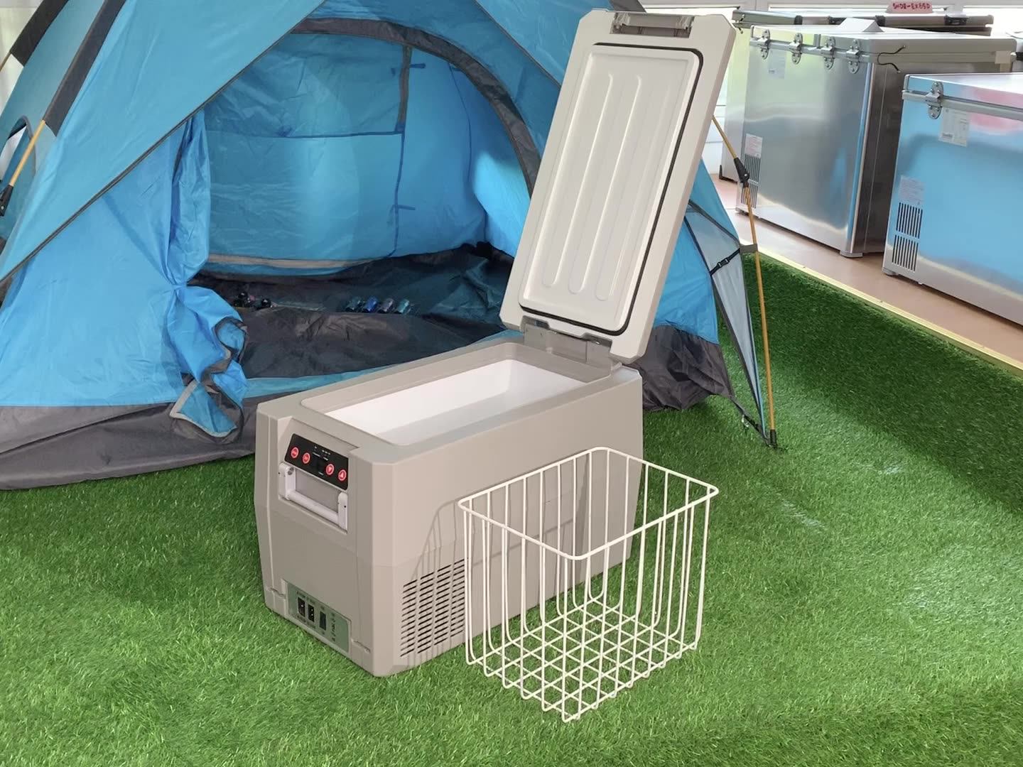 35l Portable 12v Fridge Freezer For Car With Basket Buy Portable