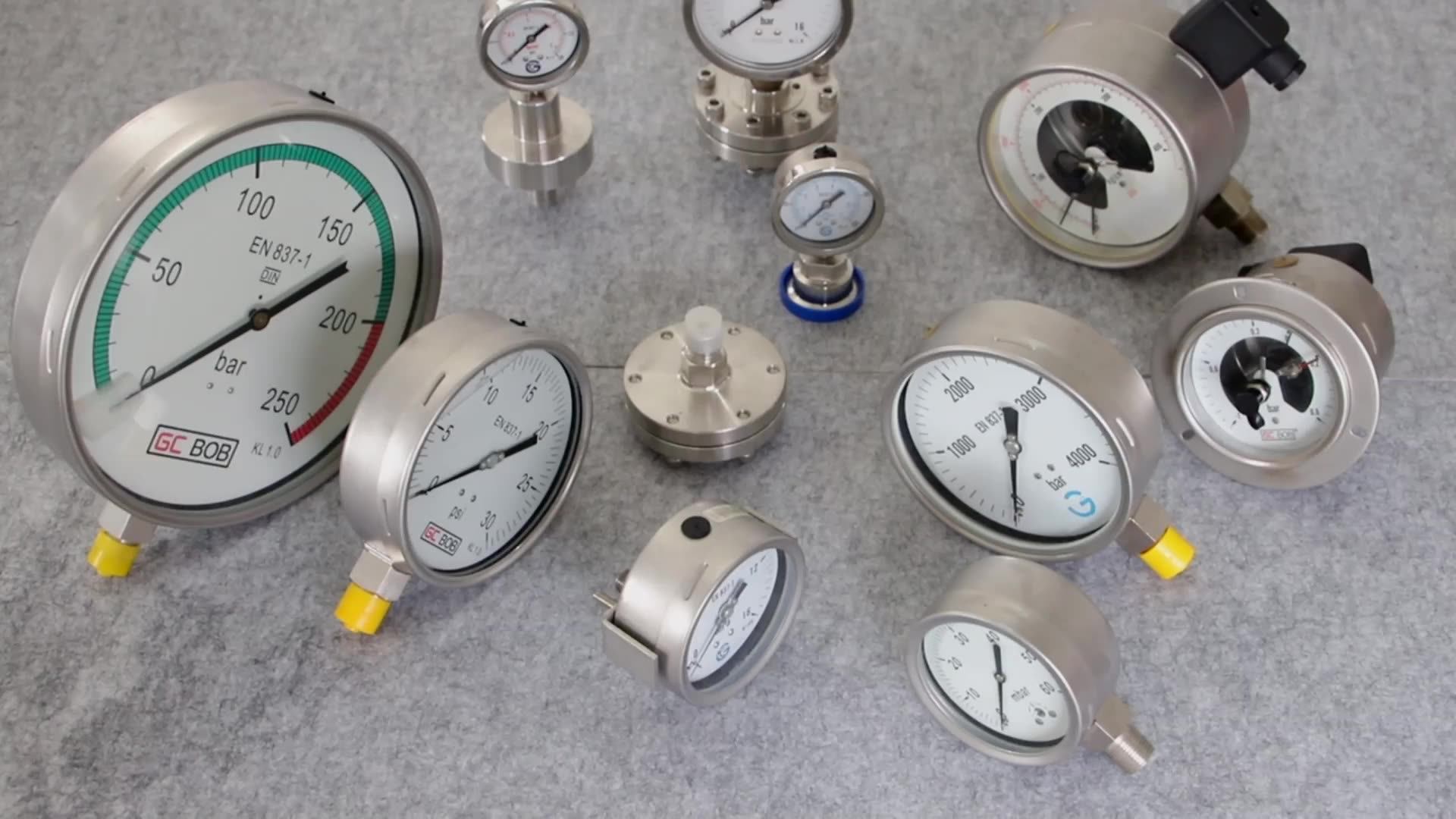 High Quality Stainless Steel 4 Inch Bellows Differential Pressure Gauge