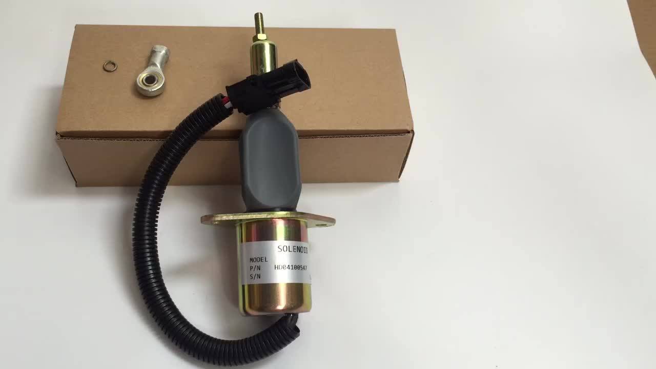 12v Diesel Engine Fuel Stop Solenoid Valve 716/30147 For Loader Spare