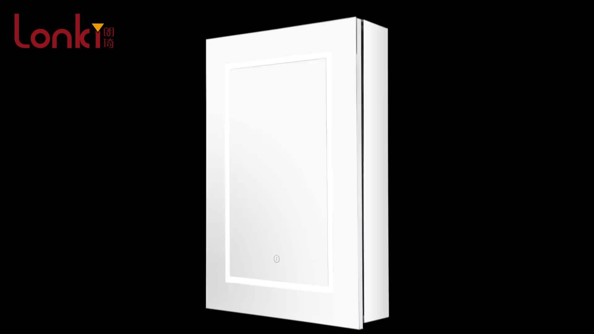 New Design Illuminated Bathroom Aluminum Bathroom With